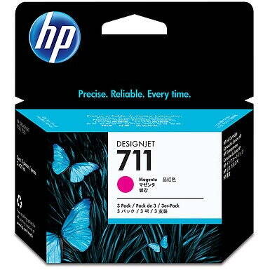 Cartus Imprimanta HP 711 Magenta Triple-Pack