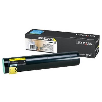 Toner imprimanta Lexmark X945X2YG Yellow