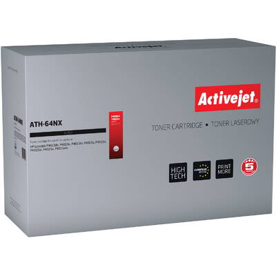 Toner imprimanta ACTIVEJET Compatibil ATH-64NX pentru imprimanta HP; Înlocuire HP 64X CC364X; Suprem; 24000 pagini; negru