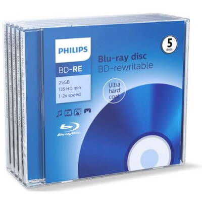 Blu-Ray disk Rewritable, 25GB, 2x, Jewelcase