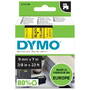 Banda etichete DYMO D1 Standard - negru pe galben - 9 mm