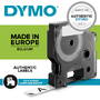 Banda etichete DYMO D1 Standard - negru pe roșu - 9 mm
