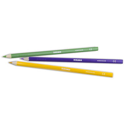 Creioane colorate Primo, 24 culori/cutie