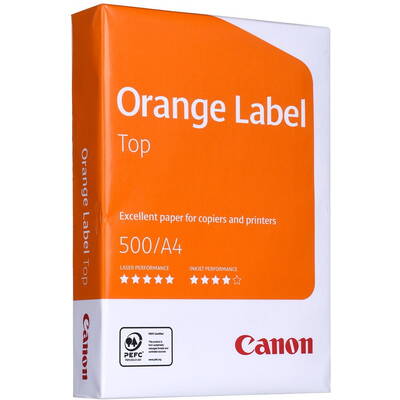 Hartie WOP013AT Orange Label Top 80G / M2 A4 500 bucăți CIE 161