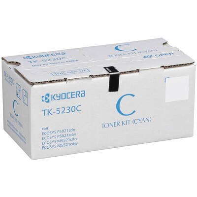 Toner imprimanta CYAN TK-5230C 2.2K ORIGINAL KYOCERA ECOSYS M5521CDN