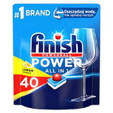 Finish POWER ALL-IN-1 LEMON - Dishwasher tablets x 40