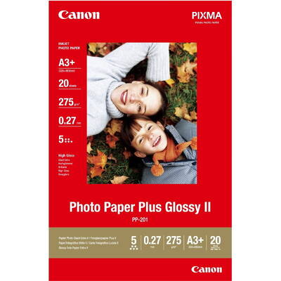 Hartie Foto Canon PP-201 Photo Paper Plus Glossy II A3+ 20 coli