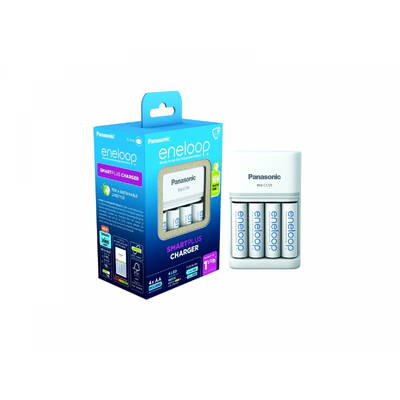 Panasonic Baterii Eneloop charger Smart and Quick BQCC55+AA 4pc