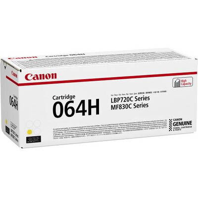 Toner imprimanta Canon CRG-064HY Yellow