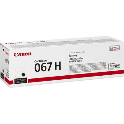 Toner imprimanta Canon 067 H Black