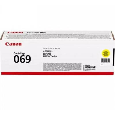 Toner imprimanta Canon CRG-069 Yellow