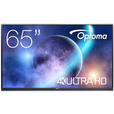OPTOMA Tabla interactiva 5652RK, 65, 4K UHD, Procesor Quad Core A73, 4GB RAM, 32GB, Android 9.0"