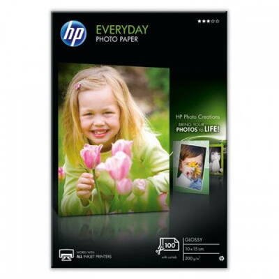 Hartie Foto HP Everyday Glossy Photo 10x15 cm (4x6 inch) 100 coli