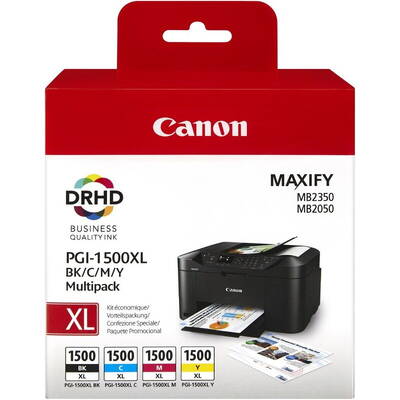 Cartus Imprimanta Canon PGI-1500XL Multi Black/Cyan/Magenta/Yellow
