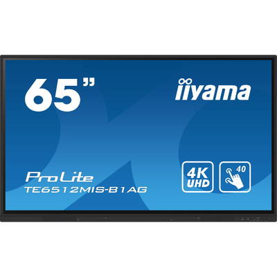 Ecran Interactiv IIyama 163.9cm(65") TE6512MIS-B1AG 16:9 Touch 3xHDMI+USB-C