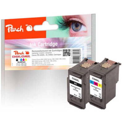 Cartus Imprimanta Peach Economy Pack PI100-226 Compatibil cu Canon PG545XL, CL546XL