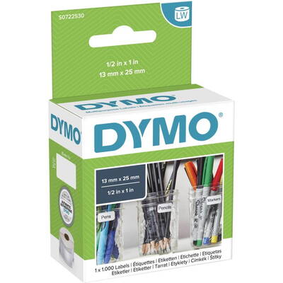 Banda etichete Dymo multifuncționale LW 13x 25mm 1000St/Rolle