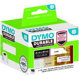 Dymo din plastic LW 25x89mm 2x 350St Alb permanent