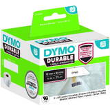 Dymo din plastic LW 19x64mm 2x450 St Alb permanent