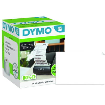 Banda etichete Dymo de expediere LW numai pentru LW 4XL/5XL 102x210mm 140Stk