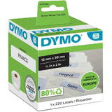 Dymo LW-Etiketten Hängeablage Alb 12x 50mm 220St/Rolle