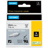 Dymo Rhino termo 24mmx1.5m Negru->Alb