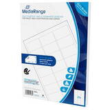 MediaRange Alb 63,5x38,1mm 1050 buc
