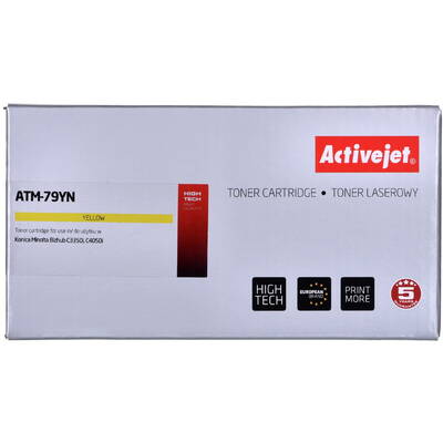 Compatibil ACTIVEJET ATM-79YN (replacement for Konica Minolta TNP79Y; Supreme; 9000 pages; yellow)