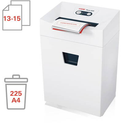 Distrugator de Documente Pure 320 Particle-cut shredding 23 cm White