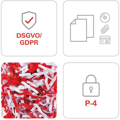 Distrugator de Documente shredstar X5 document , 4.5 x 30 mm + separate CD-cutting mechanism