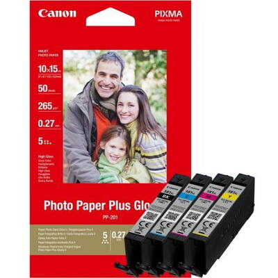 Cartus Imprimanta Canon CLI-581 C/M/Y/BK + Photo Paper