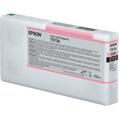 Cartus Imprimanta Epson T9136 Vivid Light Magenta