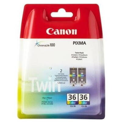 Cartus Imprimanta Canon CLI-36 Color Twin Pack