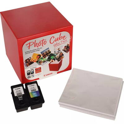 Cartus Imprimanta Canon PG-560 / CL-561 Photo Cube Value Pack PP-201 13x13cm (40 coli)