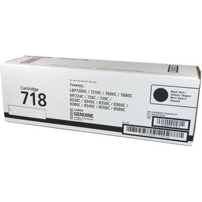 Toner imprimanta Canon 718BK 2-Pack Black 3400 pag