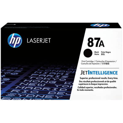 Toner imprimanta HP 87A Black LaserJet