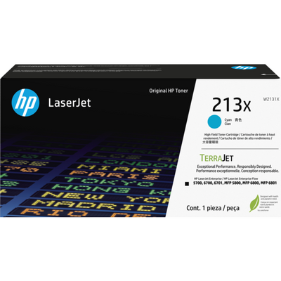 Toner imprimanta HP 213X Cyan LaserJet