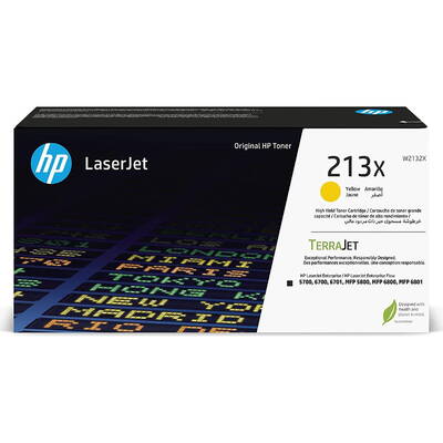 Toner imprimanta HP 213X Yellow LaserJet