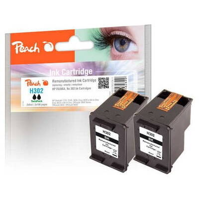 Cartus Compatibil Peach Inlocuitor Pentru HP Nr.302 0B319611 schwarz Twinpack