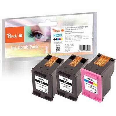 Cartus Compatibil Peach Inlocuitor Pentru HP Nr.62XL MultiPackPlus REM,KOM