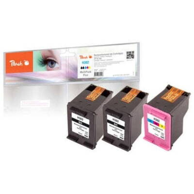 Cartus Compatibil Peach Inlocuitor Pentru HP Nr.302 MultiPackPlus REM,KOM