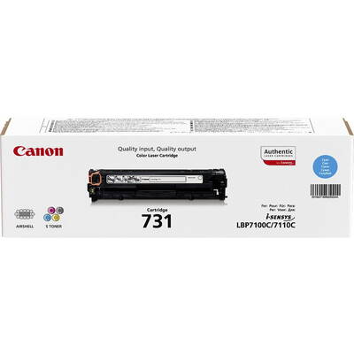 Toner imprimanta CYAN CRG-731C 1,5K ORIGINAL CANON LBP 7100CN