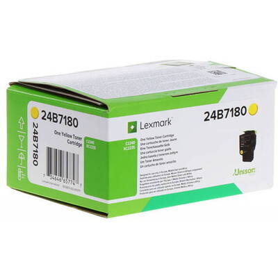 Toner imprimanta Lexmark 24B7180 YEL 6K C2240