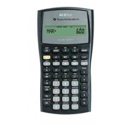 Calculator de Birou STIINTIFIC TI-BA-II PLUS
