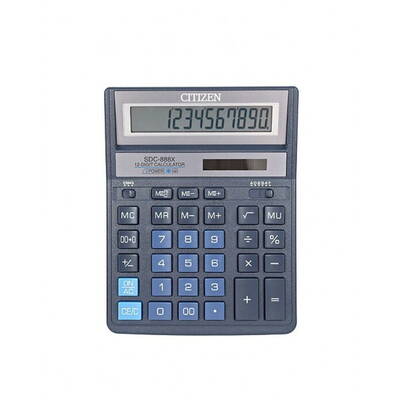 Calculator de Birou SDC-888XBL 12 DIGITI, BLUE