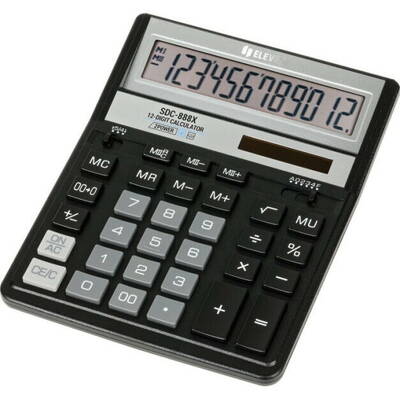 Calculator de Birou SDC-888XBL 12 DIGITI, BLACK