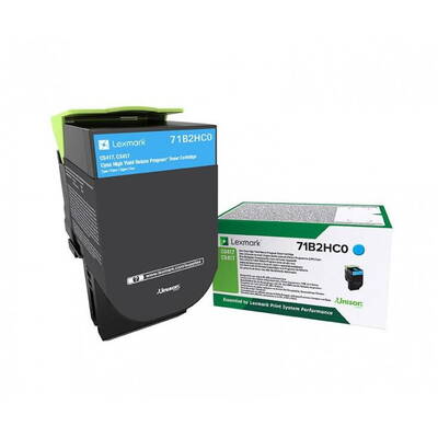 Toner imprimanta Lexmark 71B2HC0 Cyan