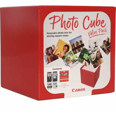 Cartus Imprimanta Canon PG-540 / CL-541 Photo Cube Value Pack PP-201 13x13cm 40 sh.