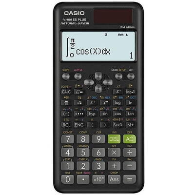 Calculatoar de birou FX 991ES PLUS 2 BLACK, 12-DIGIT DISPLAY