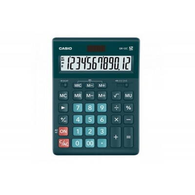 Calculatoar de birou GR-12C-DG GREEN, 12-DIGIT DISPLAY
